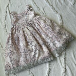 Jamie and Jack Floral Pink and Cream Formal Dress